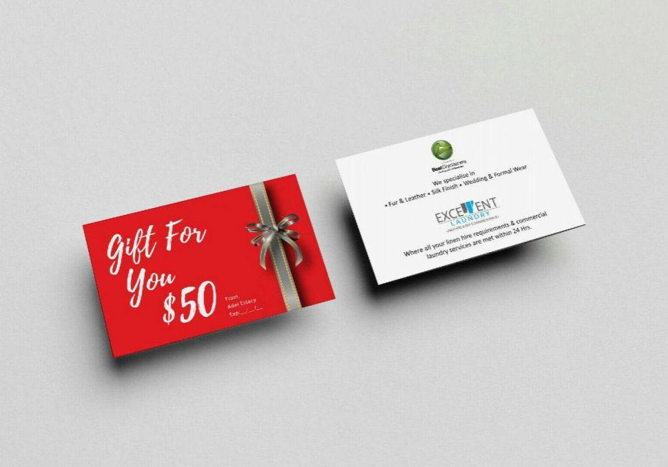 business gift card design